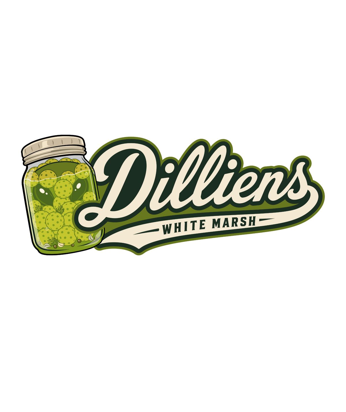 White Marsh Dilliens Sticker