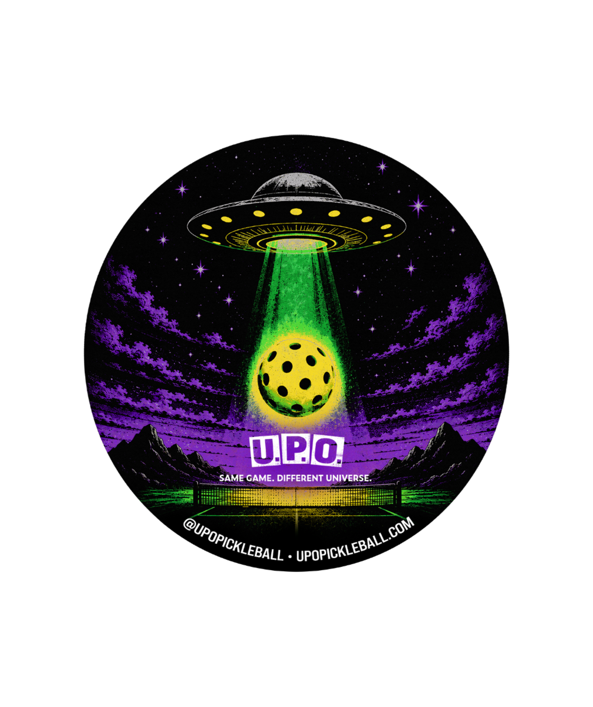 U.P.O. Event Sticker
